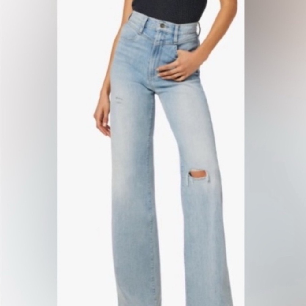 Joe’s Jeans The Goldie Palazzo Pant Jeans | Size 24 | Flavor | Raw Hem